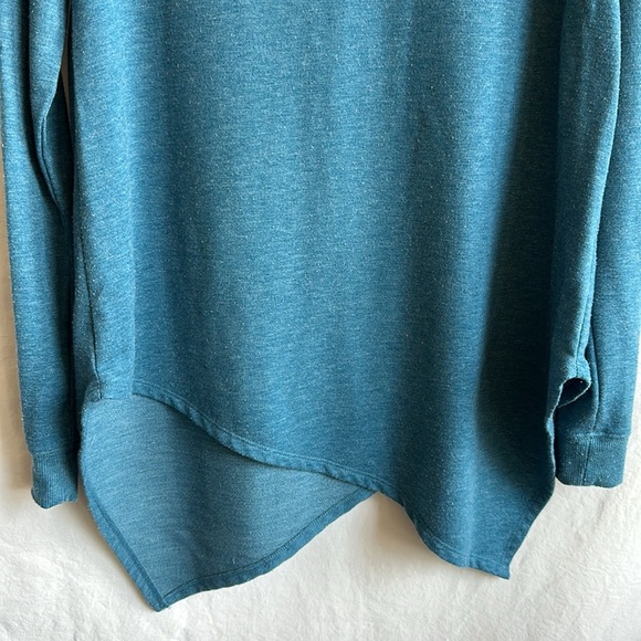 Sonoma blue long sleeve asymmetrical oversized top - Picture 3 of 7